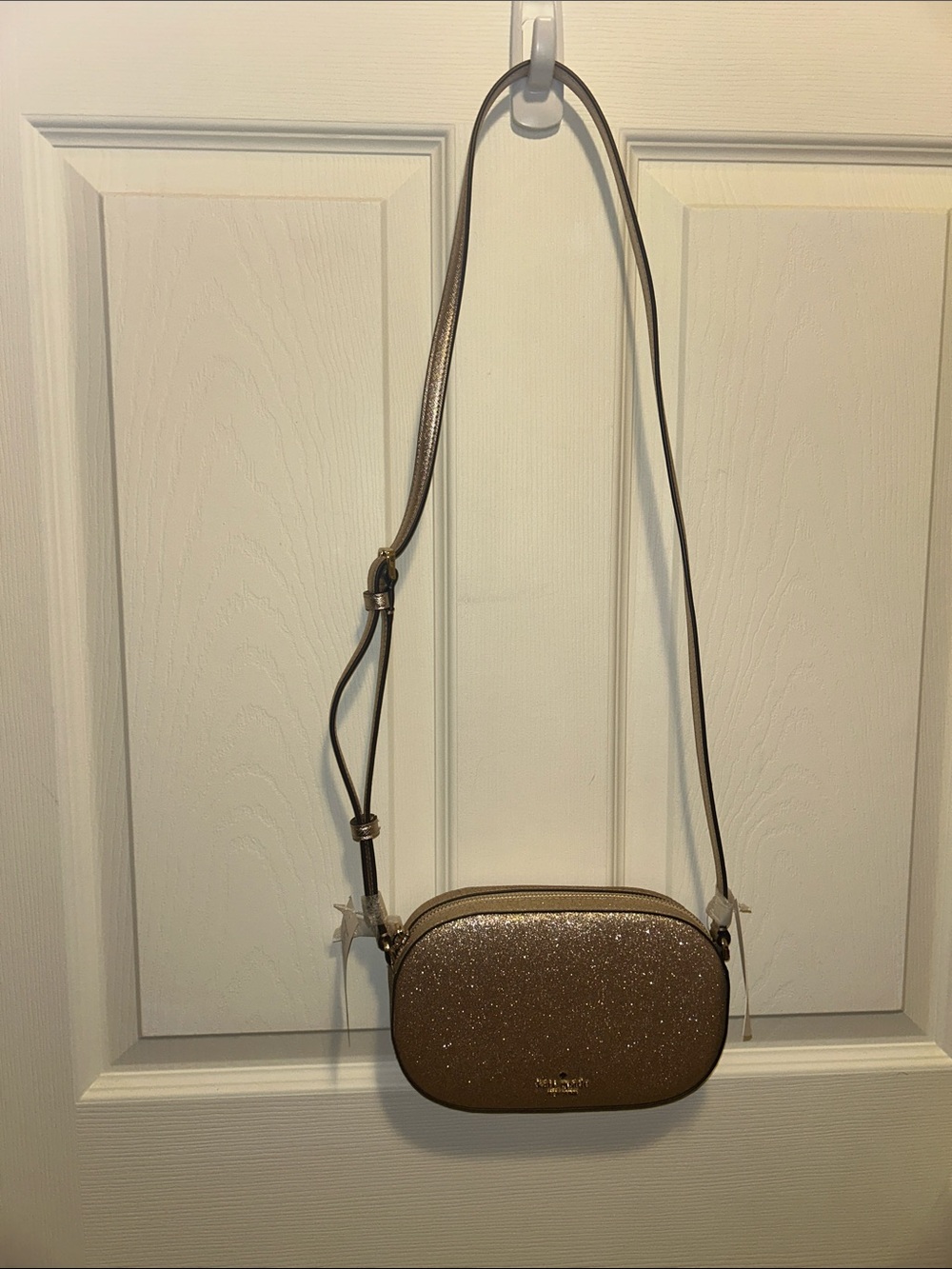 Authentic Kate Spade Glimmer Gold crossbody KE459 / Retail $299- new with tags